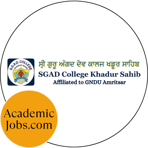 Sri Guru Angad Dev College, Khadur Sahib Logo